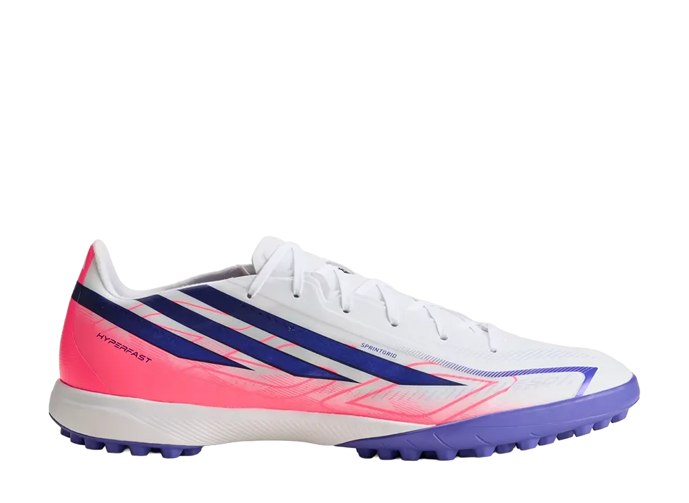 adidas F50 Hyperfast League Turf "Cloud White/Solar Purple"