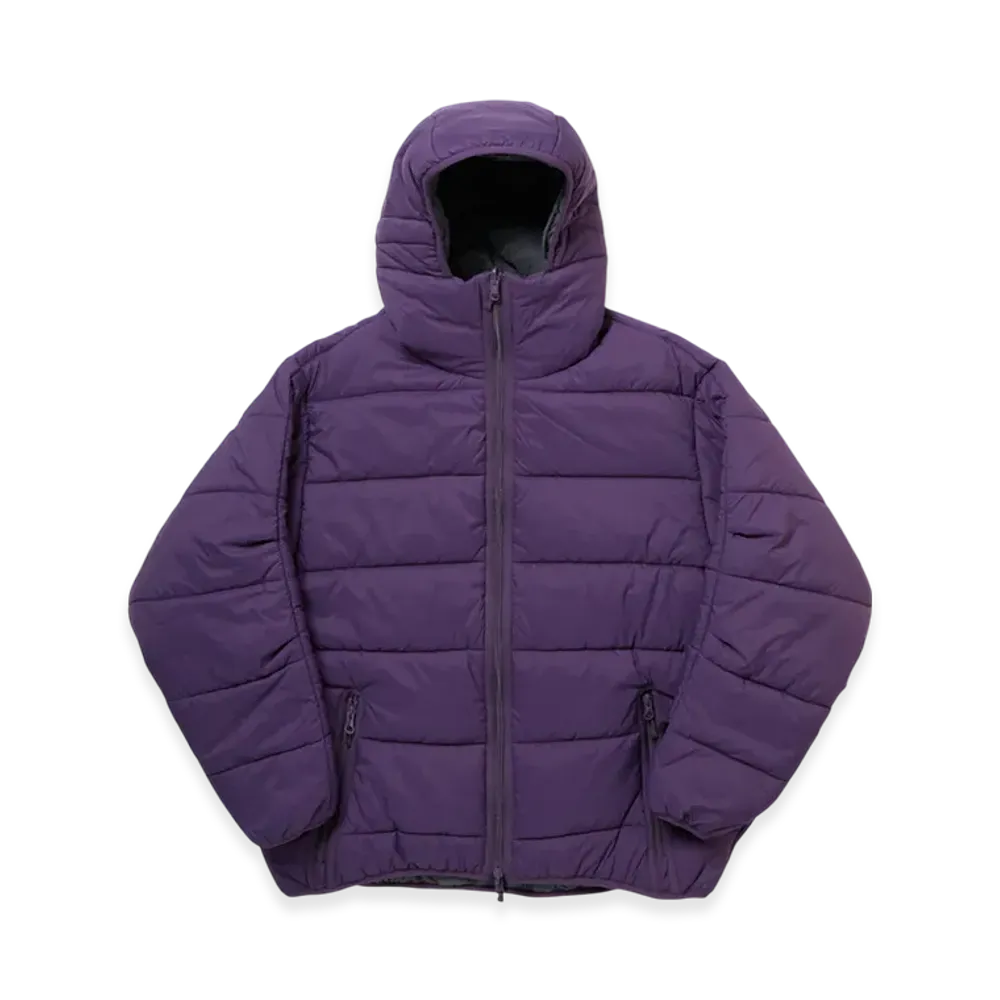 DAIWA PIER39 W'S Tech Reversible Climbers Puff Jacket "Purple x Charcoal"