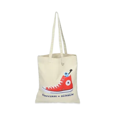 Converse x PUPPET SUNSUN Flat Tote Bag "Ivory"