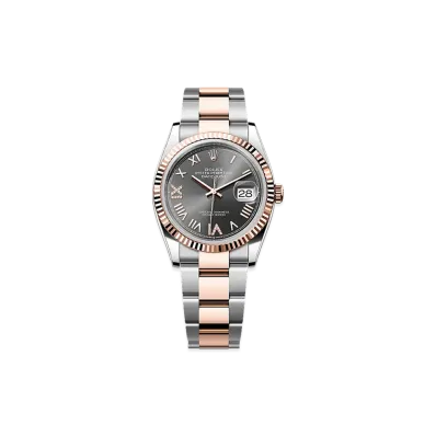 ROLEX Datejust 36 Oystersteel & Everose Gold "Slate"