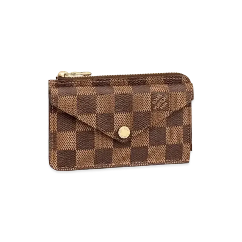 Louis Vuitton Card Holder Recto Verso Damier Ebene "Rose Ballerine"