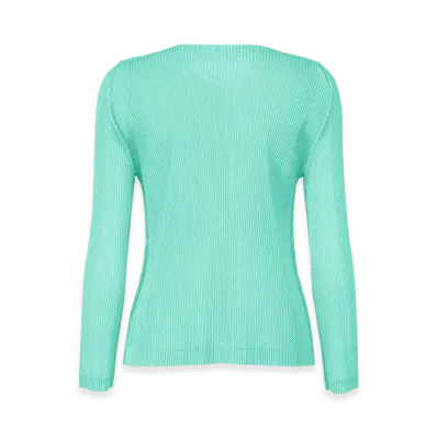PLEATS PLEASE ISSEY MIYAKE Tatami April "Aqua Blue"