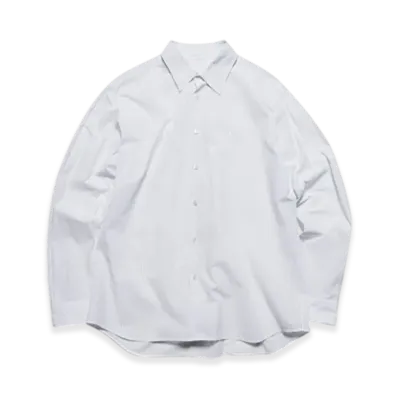 SOPHNET. Voile Washer Regular-Fit Shirt "White"