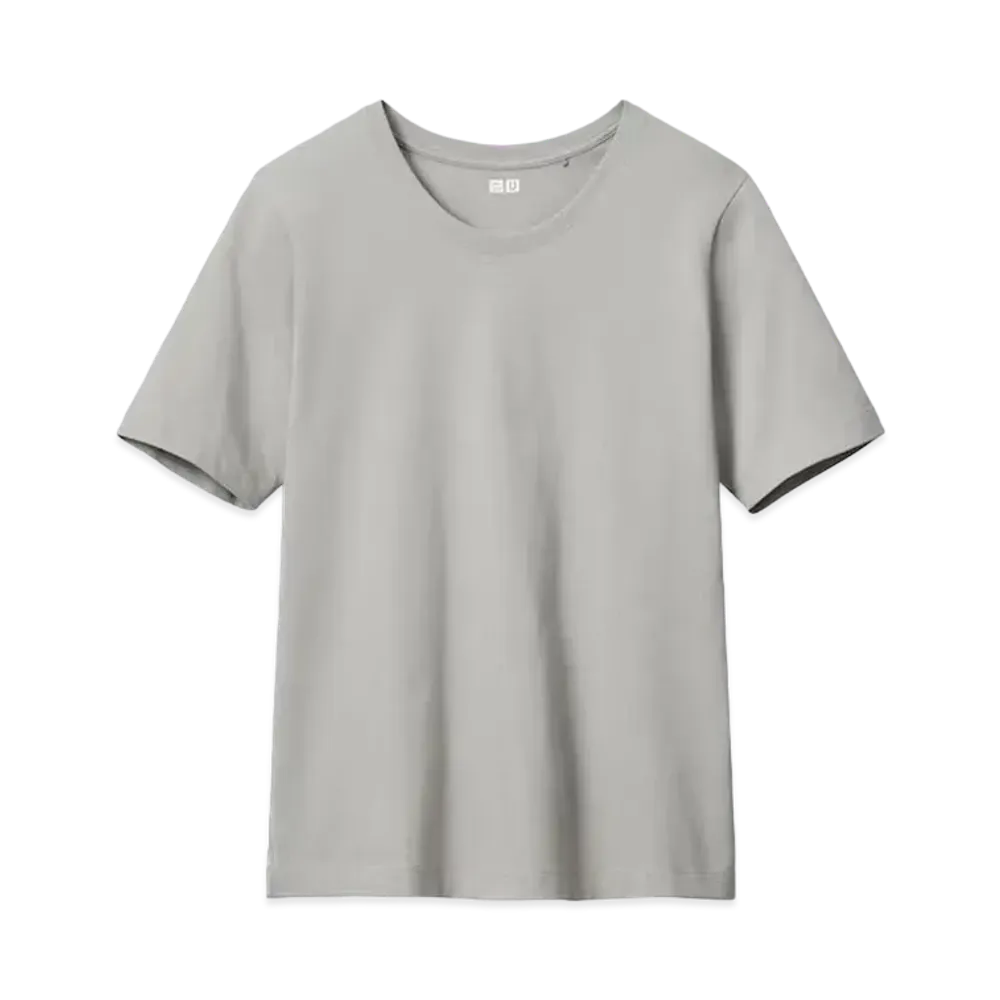 Uniqlo U 24SS Supima Cotton Crew Neck T-Shirt "Gray"