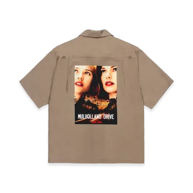 WACKO MARIA Mulholland Drive / 50's Open Collar Shirt "Brown"
