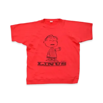 SAPEur x PEANUTS Linus S/S Sweat "Pink"