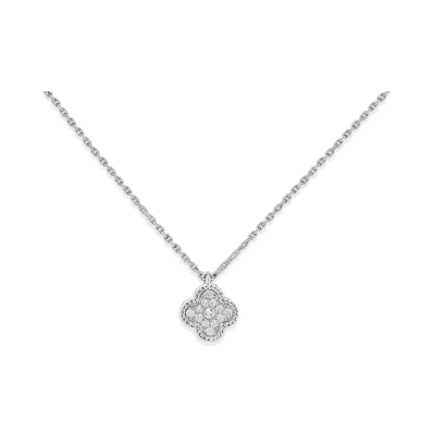 Van Cleef & Arpels Sweet Alhambra pendant "18K White Gold/Diamond"
