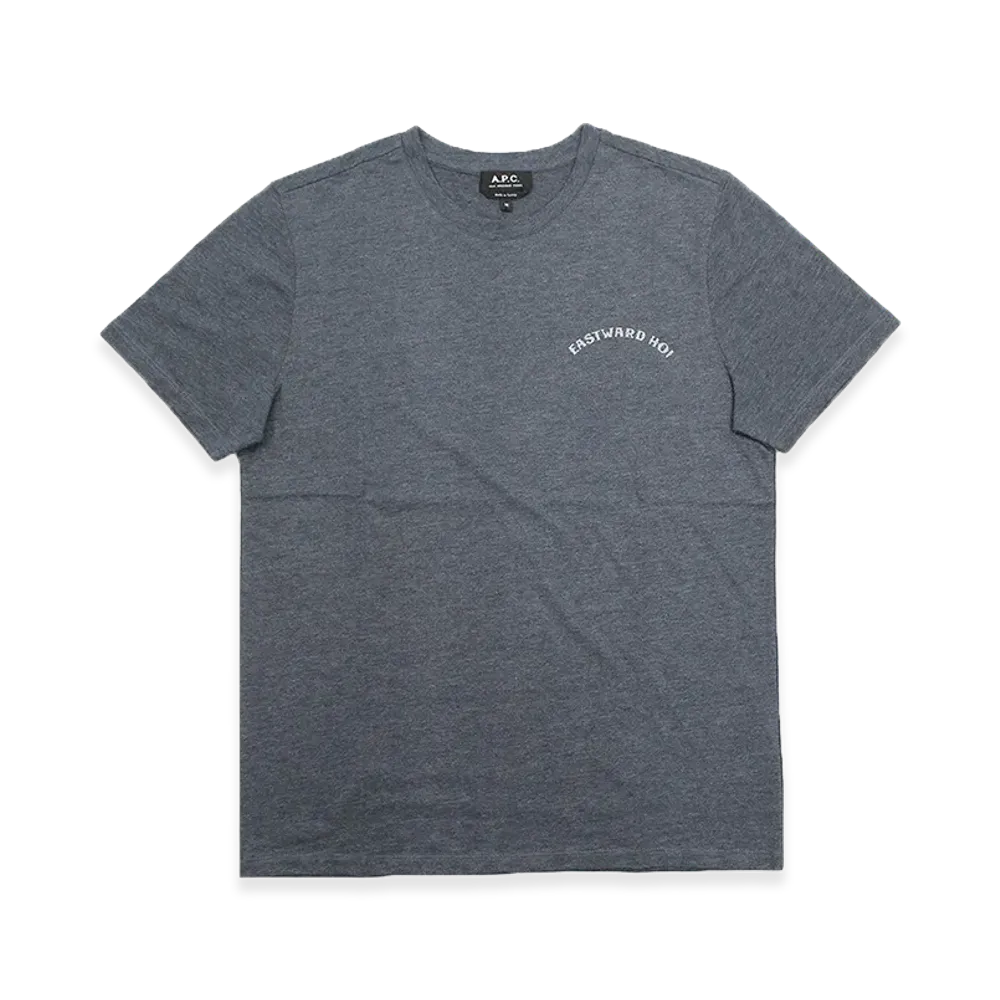 A.P.C. Eastward Oh H T-Shirt "Marine Chine"