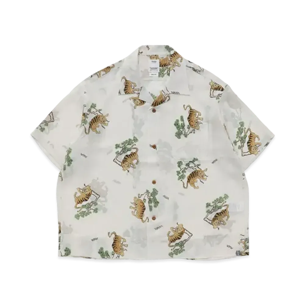 visvim Copa Shirt S/S Tora (Silk) "White"