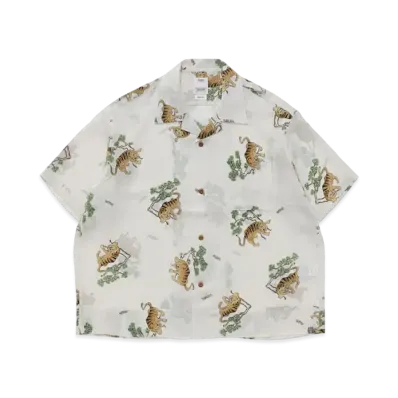visvim Copa Shirt S/S Tora (Silk) "White"