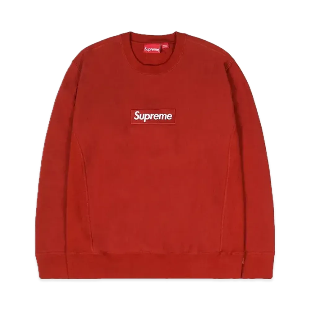 Supreme Box Logo Crewneck Sweatshirt "Rust" (18FW)