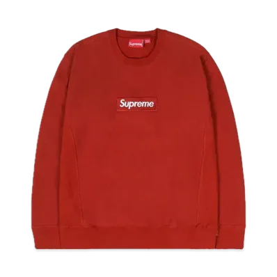 Supreme Box Logo Crewneck Sweatshirt "Rust" (18FW)
