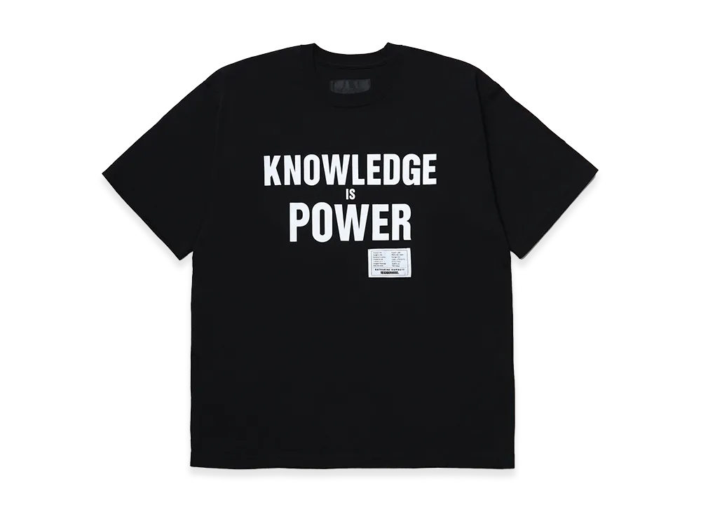 NEIGHBORHOOD x KATHARINE HAMNETT Crewneck SS-4 "Black"