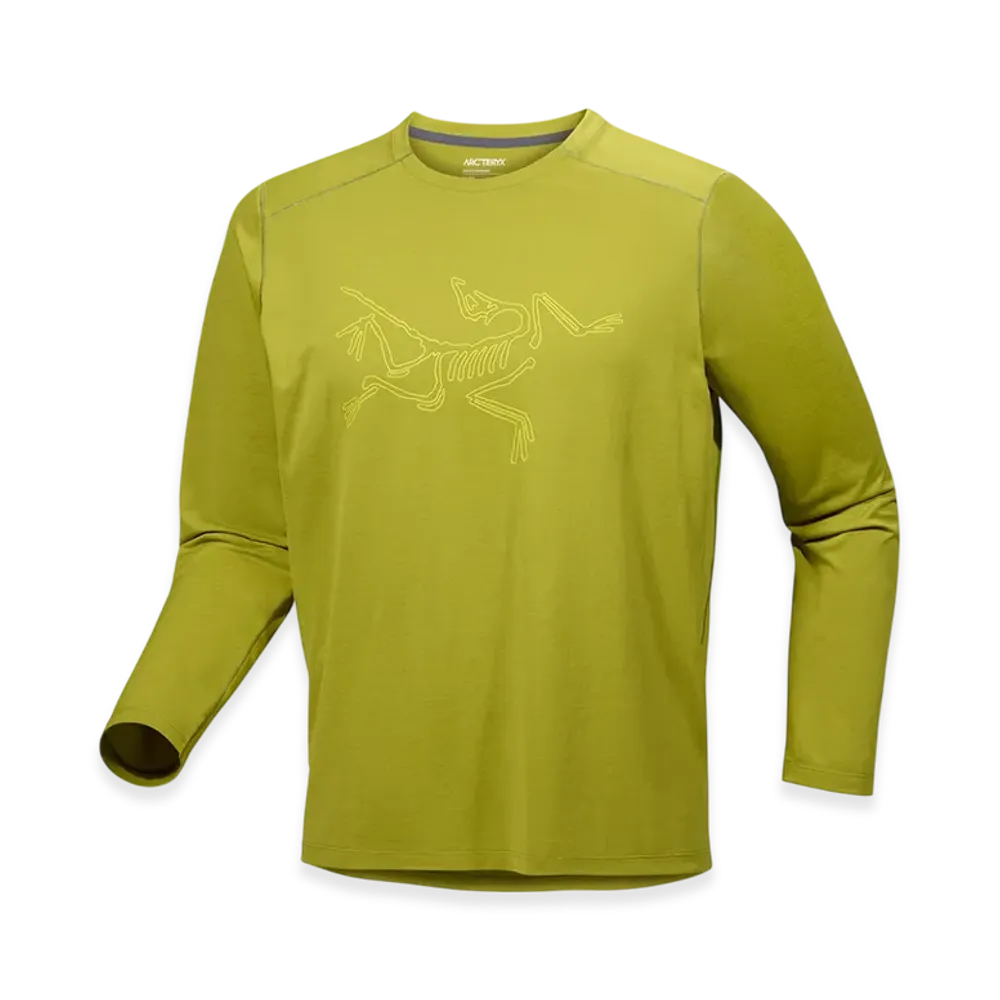 ARC'TERYX Cormac Logo LS Men's "Olive Moss/Euphoria" X000008452
