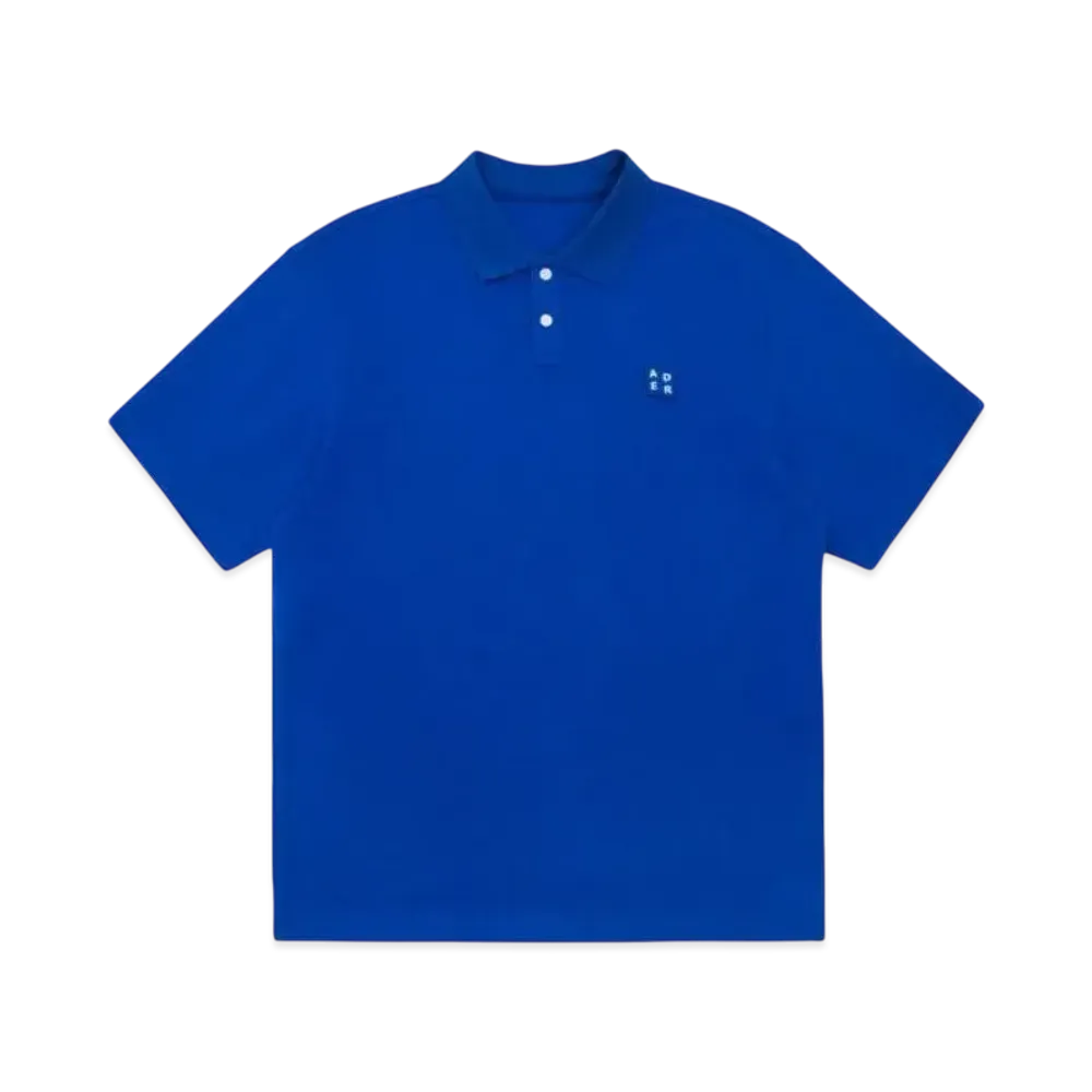 ADERERROR Tag Polo T-Shirt 01 "Navy"