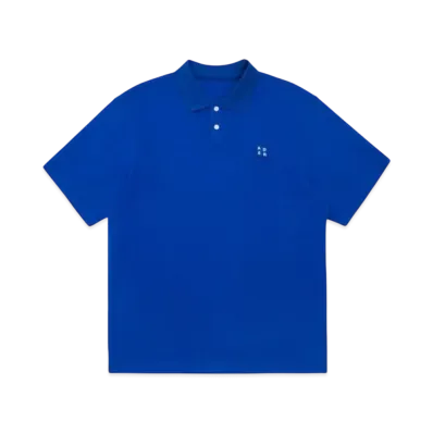ADERERROR Tag Polo T-Shirt 01 "Navy"