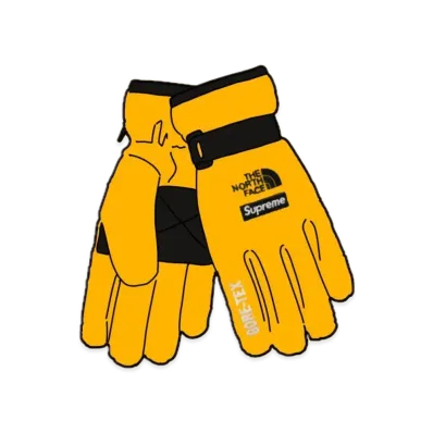 Supreme x The North Face RTG Fleece Gloves "Yellow"