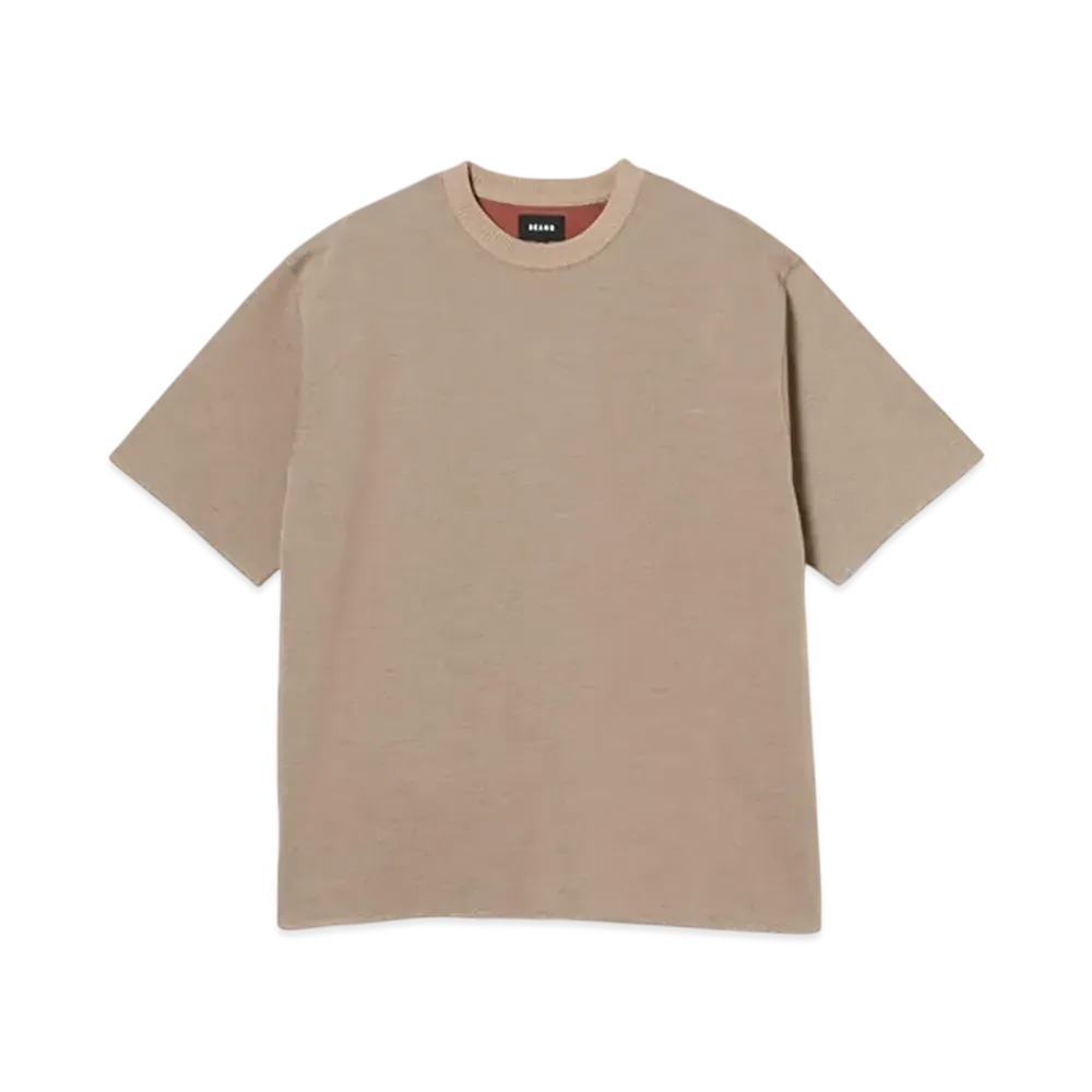 BEAMS Kanoko Jersey Crew Neck "Beige"