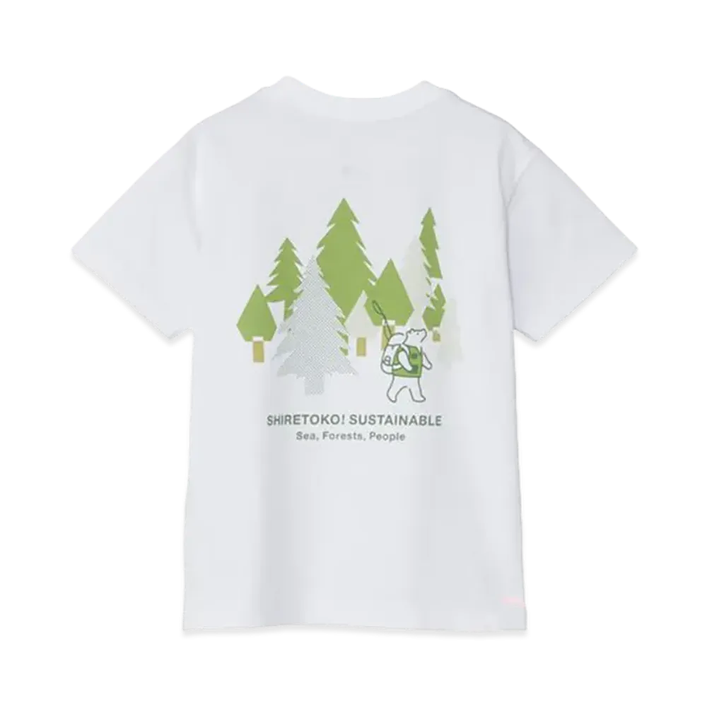 The North Face Toddler Short Sleeve Shiretoko Toko Tee Kids "White"