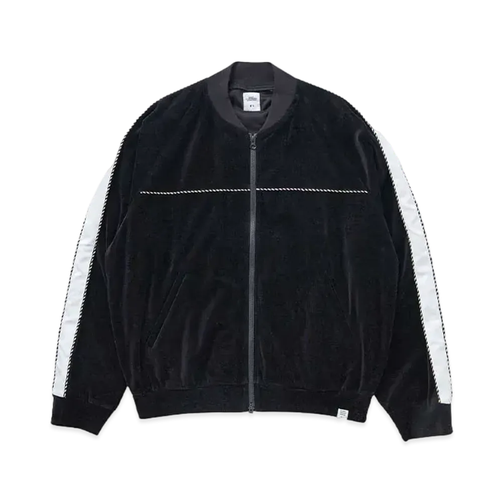 BEDWIN & THE HEARTBREAKERS L/S VELOUR TRACK JACKET "SCHNABEL"