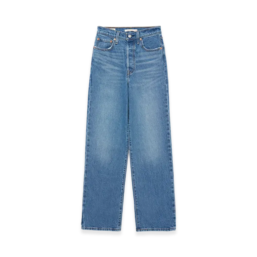 Levi's Ribcage Straight Jeans "Medium Indigo"