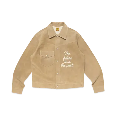 HUMAN MADE Suede Leather Jacket "Beige"