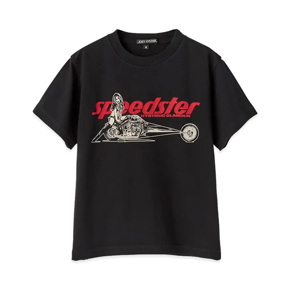 HYSTERIC GLAMOUR Kids Speedster Tee "Black"