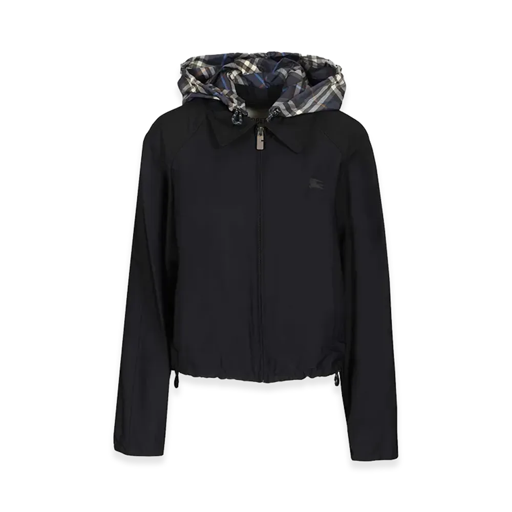 Burberry Women's Stretch Nylon Newcott Jacket "Dark Blue"