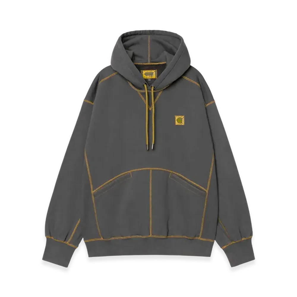 Carhartt WIP x Nicholas Daley Hoodie "ND Black Sand/ND Golden Yellow Stone Washed"