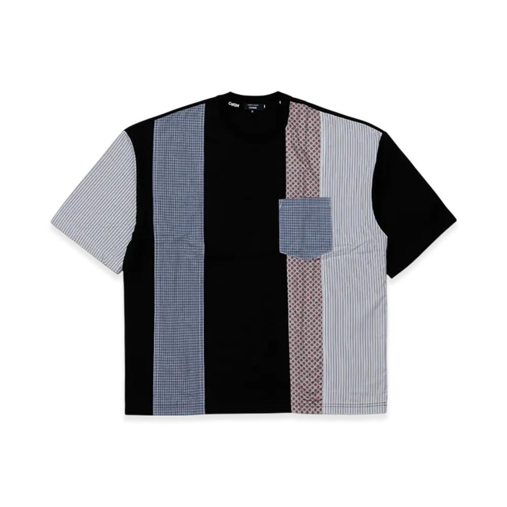 COMME des GARCONS HOMME Cotton Jersey T-shirt "Black/Mix"