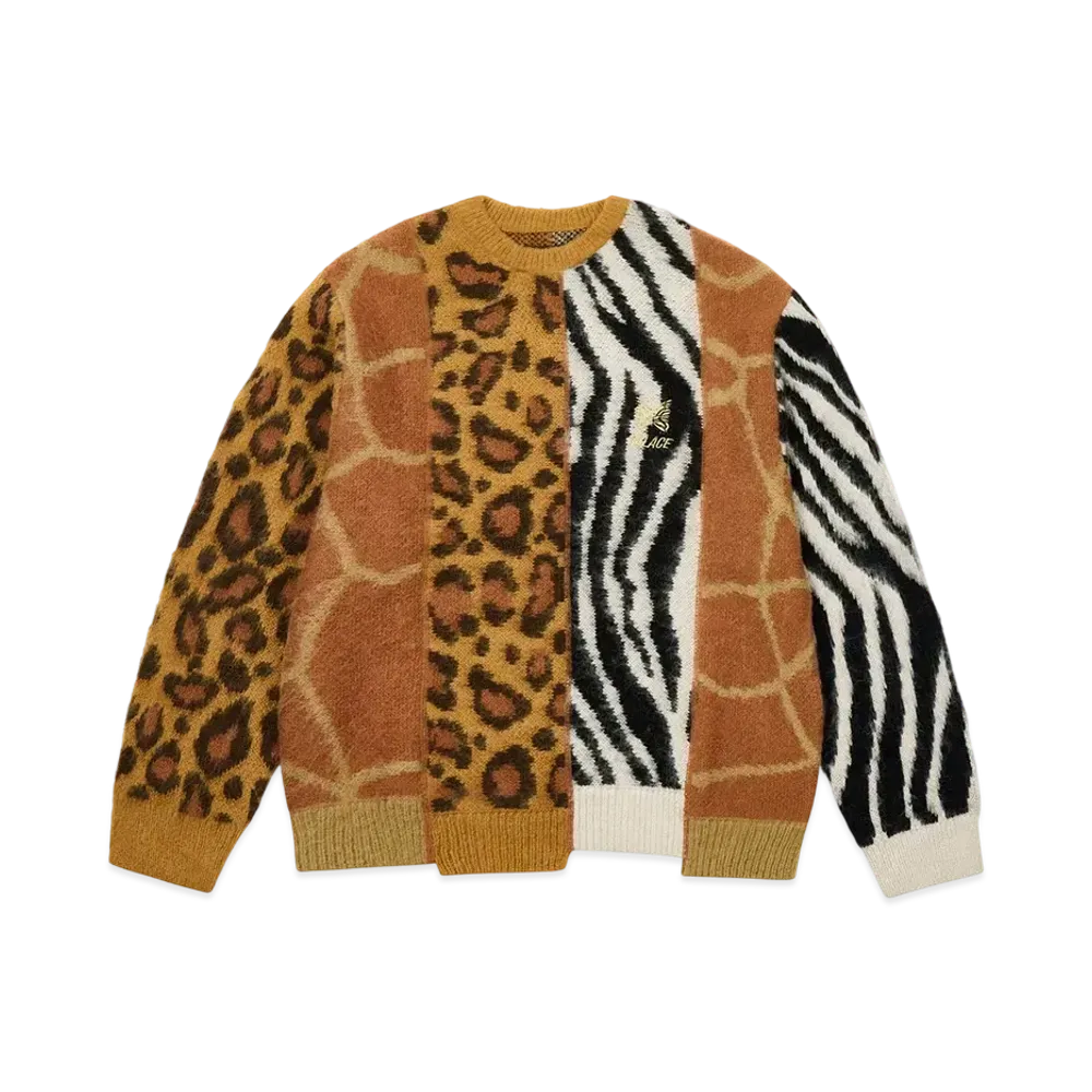 PALACE x NEEDLES Hairy Animal Knit "Multi Animal"