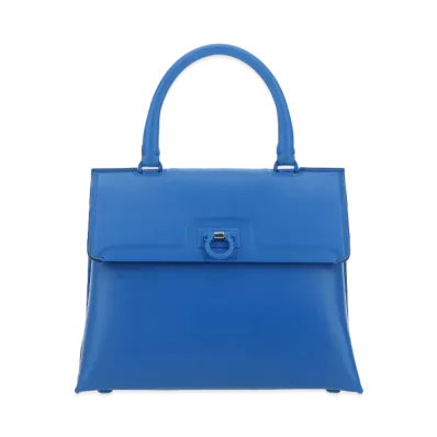 Salvatore Ferragamo Trifolio Top Handle (S) "Blue"