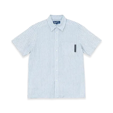 BoTT Striped S/S Shirt "Light Blue"