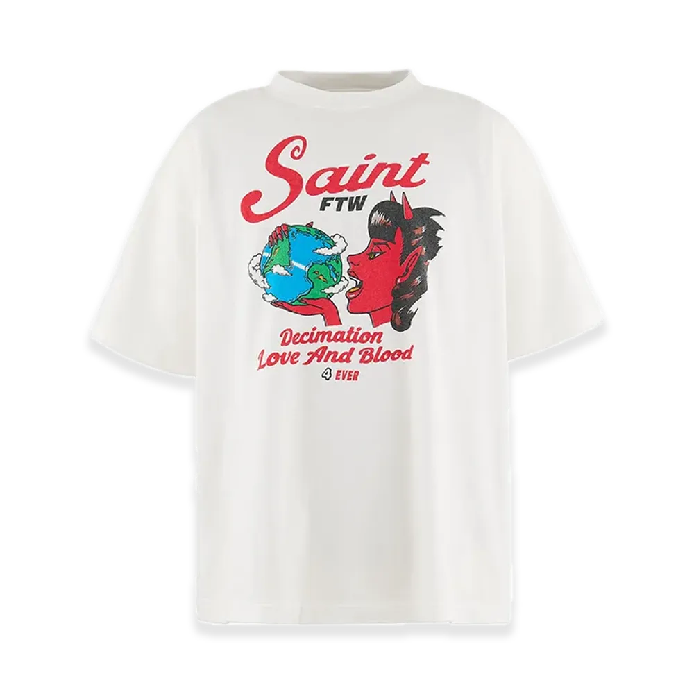 SAINT Mxxxxxx SS Tee Saint Devil "White"