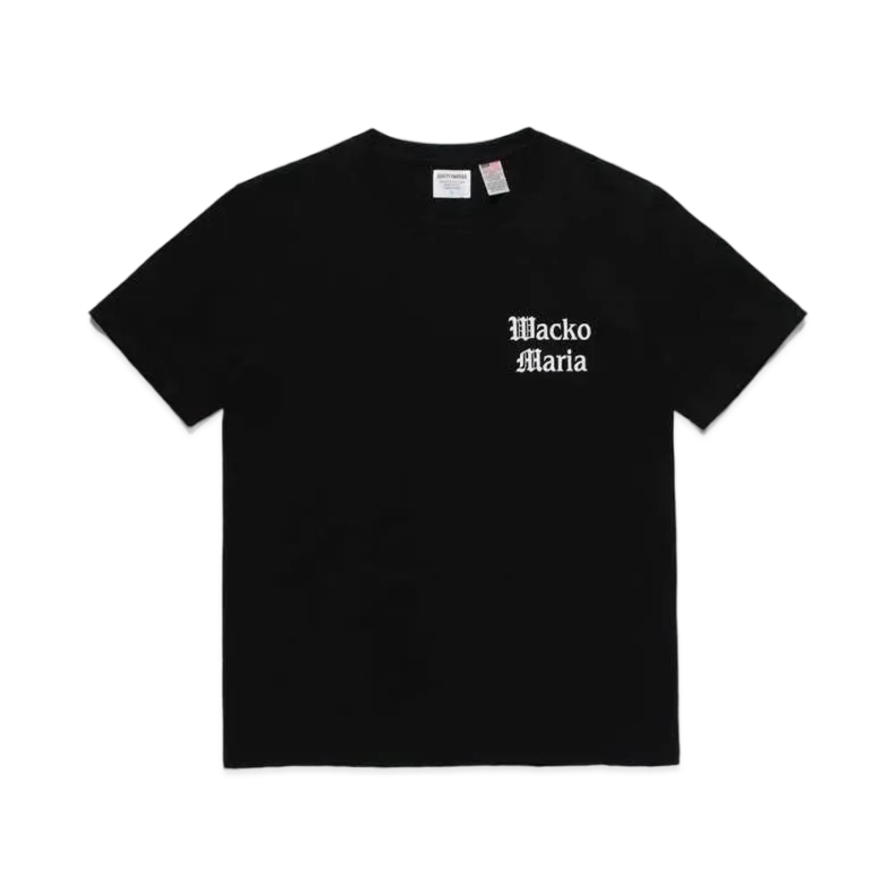 WACKO MARIA US FABRIC T-SHIRT #3 "Black"