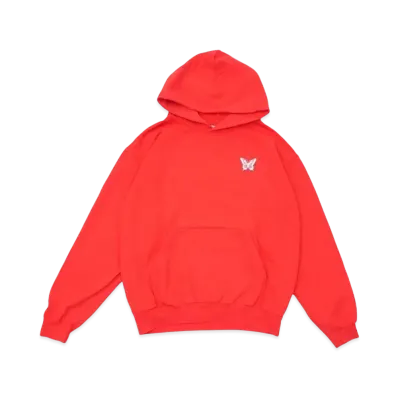 Girls Don't Cry Butterfly Hoody "Red"
