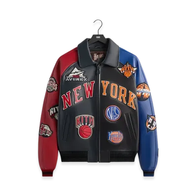 Kith x AVIREX for the New York Knicks Madison Square Garden Icon Jacket "Multi"