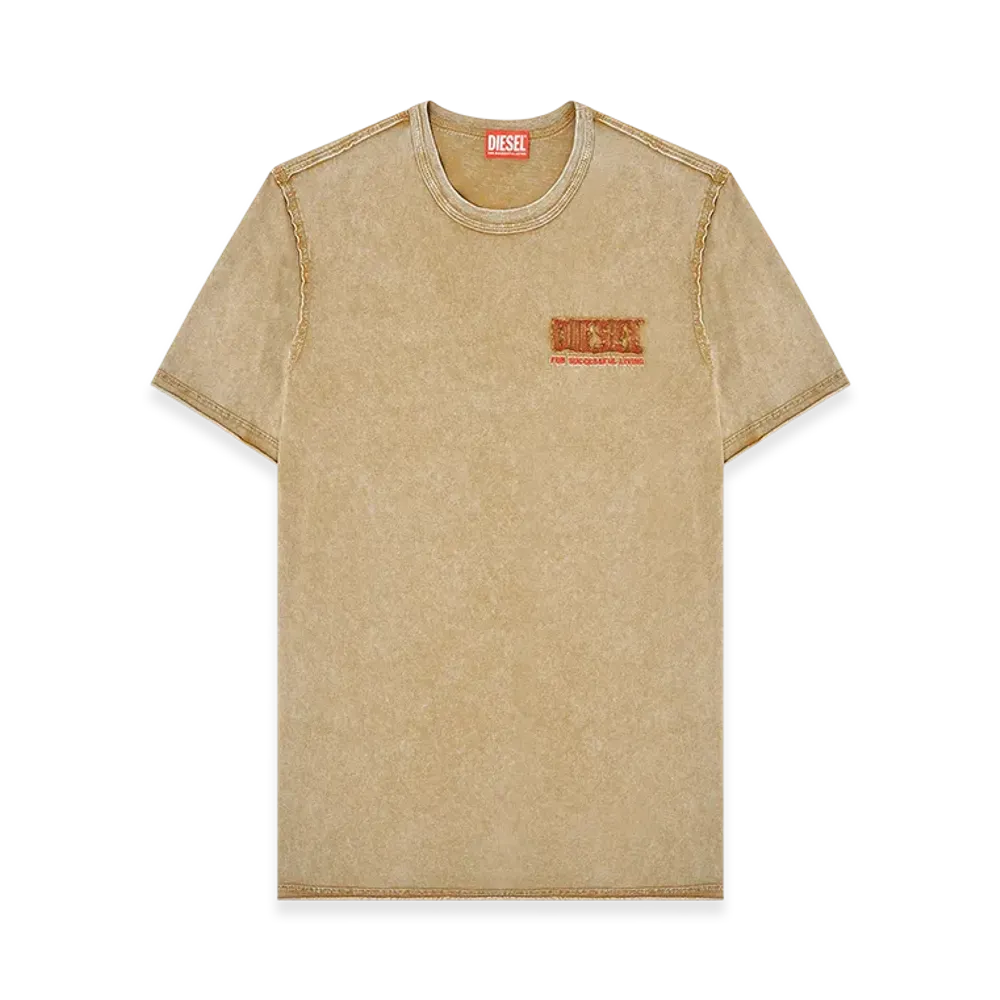 Diesel T-Rawjust-V1 T-Shirt "Light Brown"