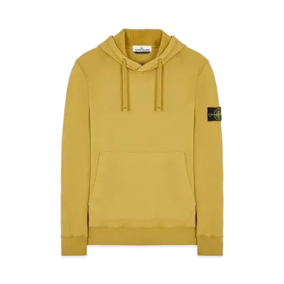 Stone Island 64120 BRUSHED COTTON FLEECE "Dark Beige"