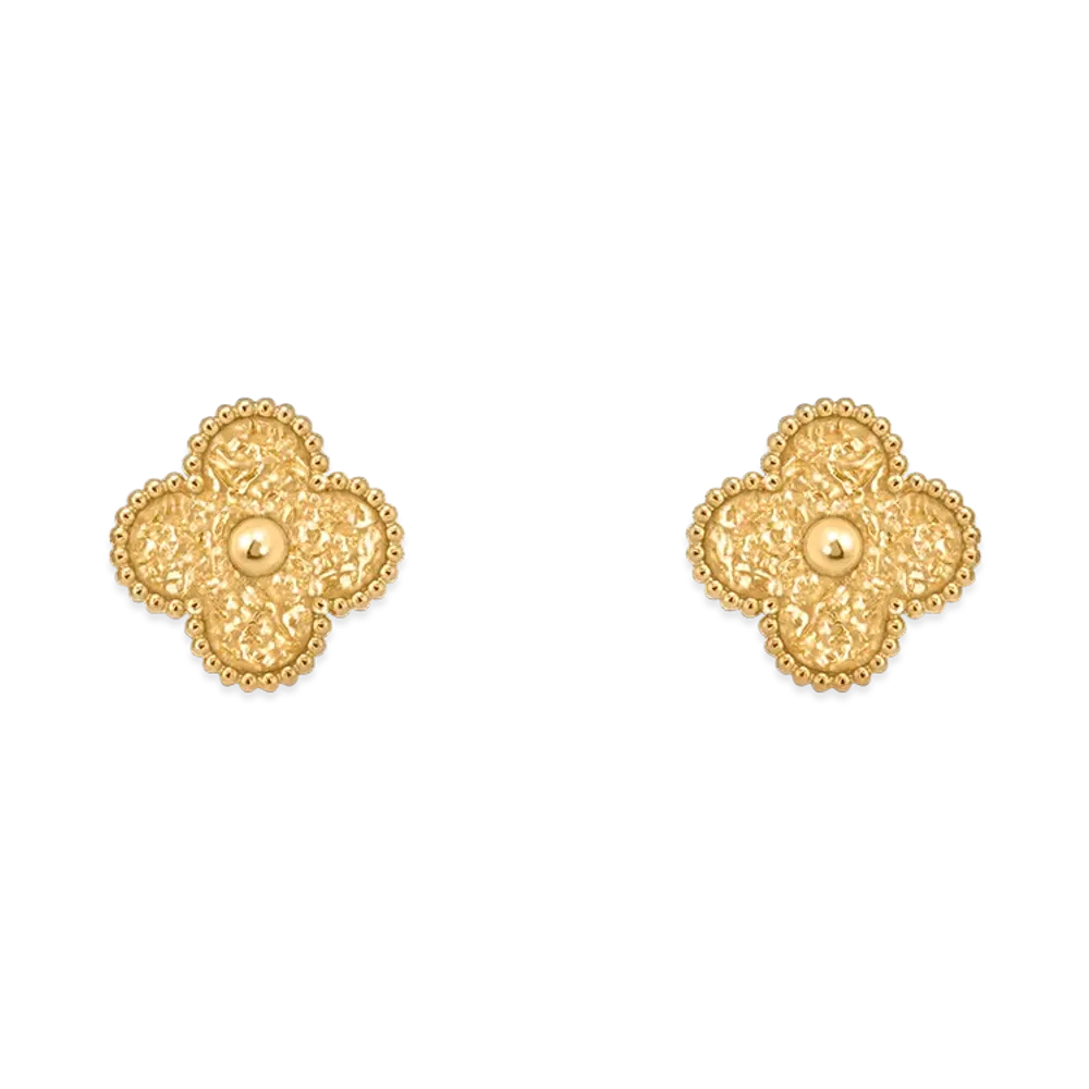 Van Cleef & Arpels Vintage Alhambra earrings "18K Yellow gold"