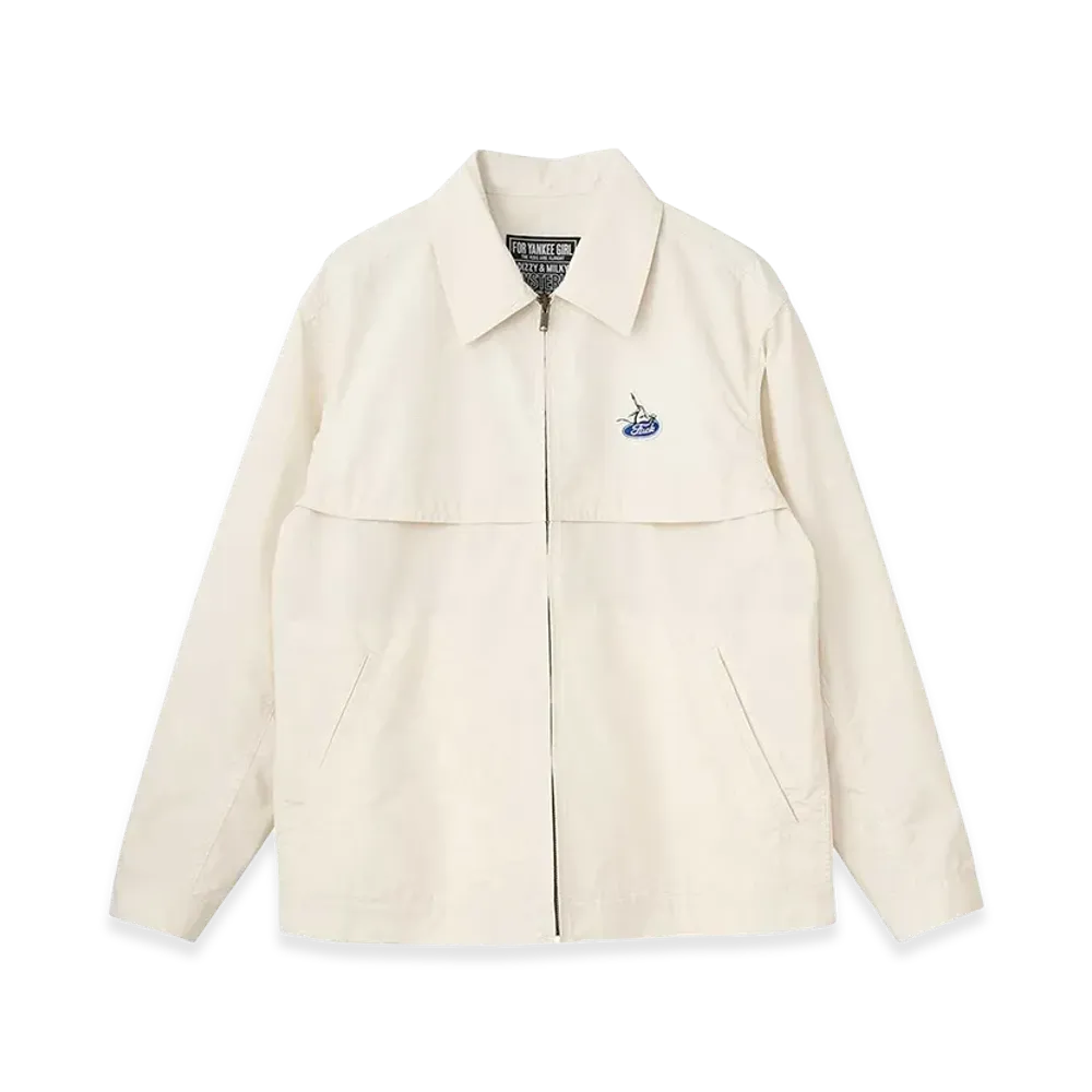 HYSTERIC GLAMOUR Evil Woman Scratch Work Shirt Jacket "White"