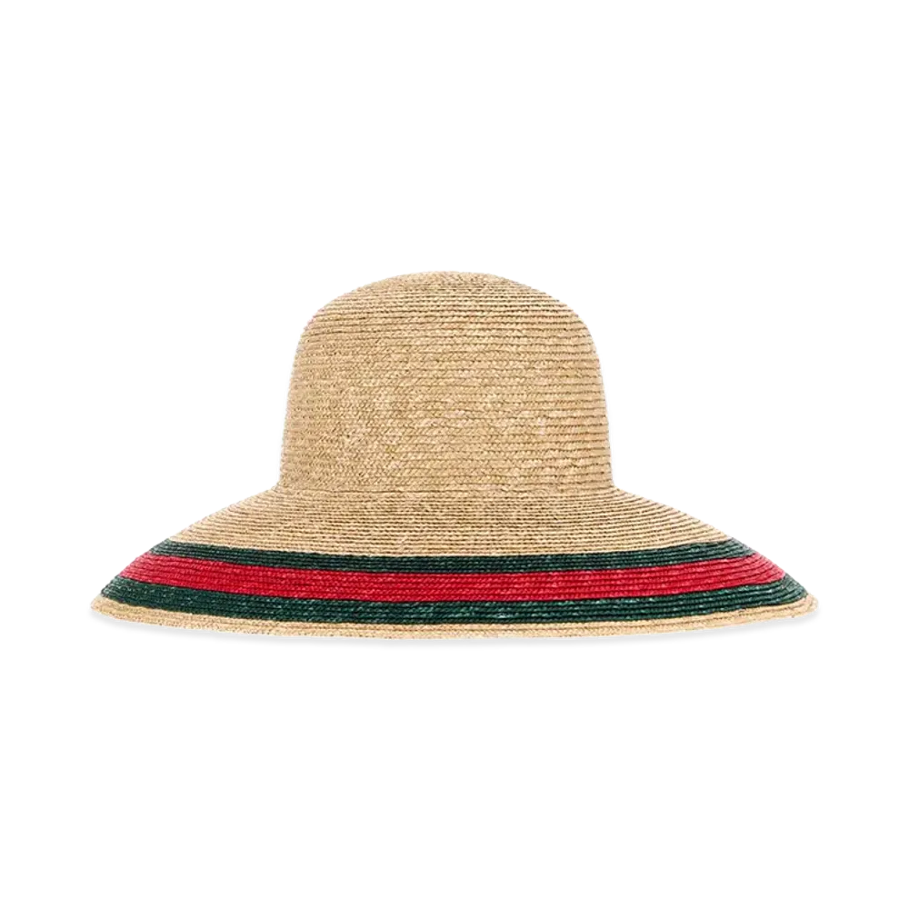 GUCCI Women's Raffia Hat "Beige"