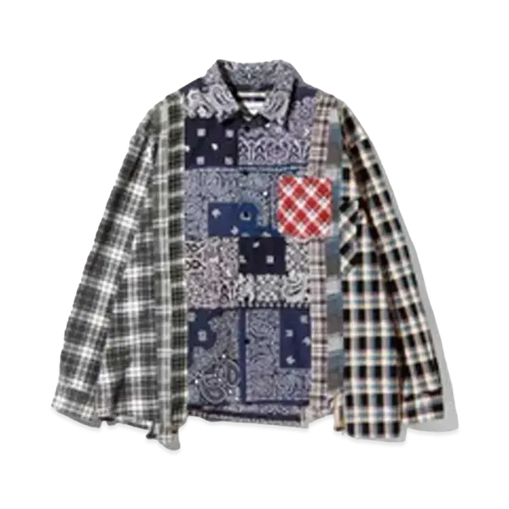 Needles x MIYAGIHIDETAKA 7 Cuts Wide Shirt - Flannel + Bandana "Type 1"