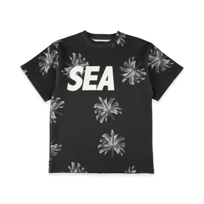 WIND AND SEA Palm Tree S/S Tee "Black"