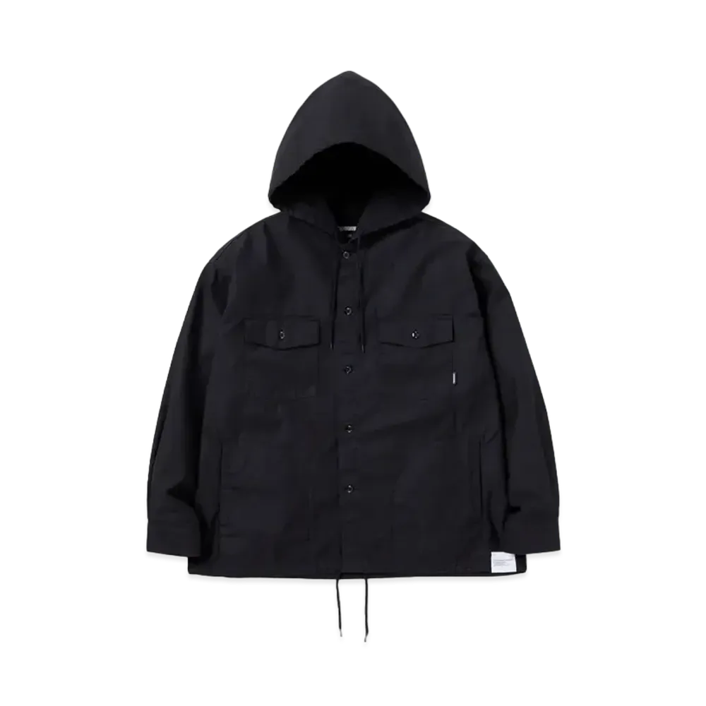 NEIGHBORHOOD Hooded Shirt LS "Black"