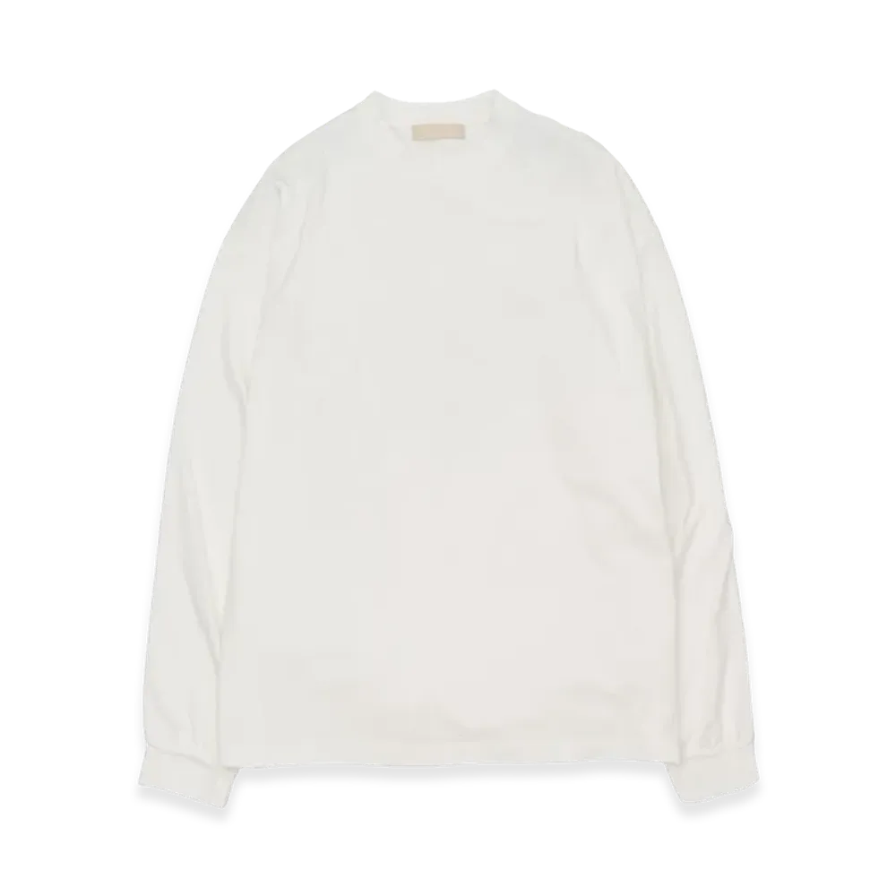 YOKE Suvin Cotton Yoke T-Shirt Long Sleeves "White"