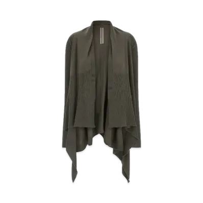 Rick Owens Women's Medium Wrap' Cardigan "Gray"