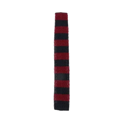 BEAMS Cotton Knit Tie Stripe "Burgundy"