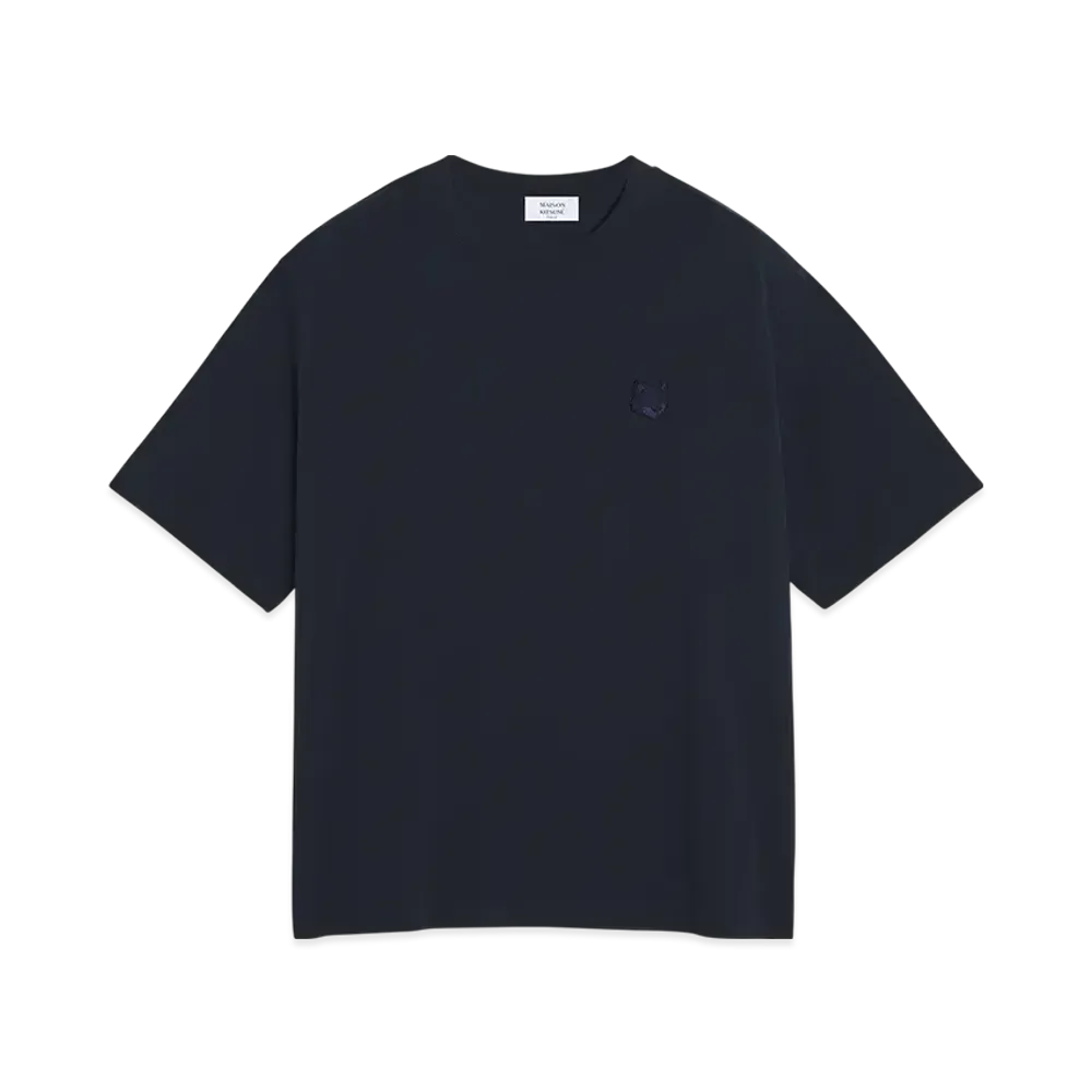 Maison Kitsune Bold Fox Head Patch Oversized T-Shirt "Deep Navy"