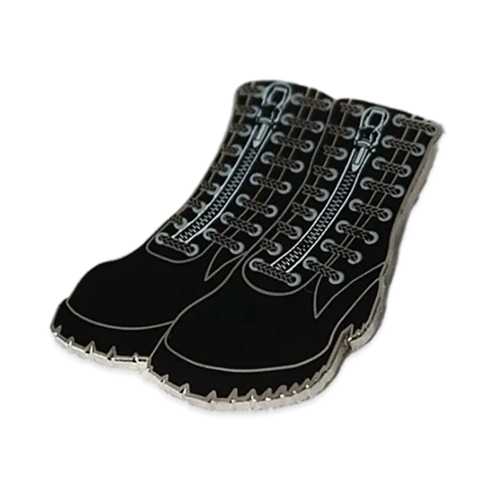 Chrome Hearts Fireman Boots Pin Badge "Black"